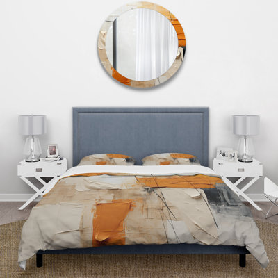 Modern Comforter Set of 4 - Textile Symphony II Comforter Bedding Set
