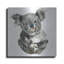 «Koala Cuddle» par Kim Curationa, art mural en métal-714559427