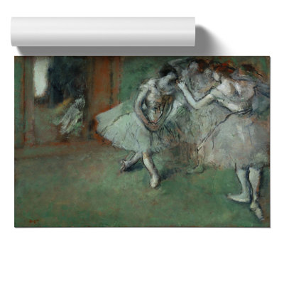 Group of Ballet Ballerina Dancers by Edgar Degas - Frameless Print