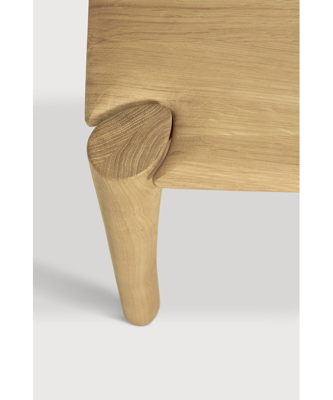 Pi Solid Wood Dining Bench, Oak, 18.5" H x 73.5" W x 14" D