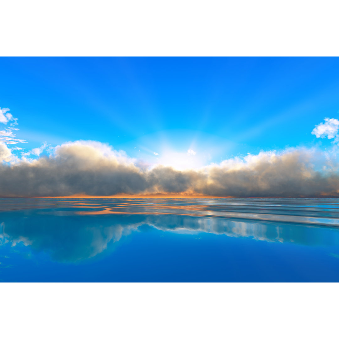 Ocean Sunset - Wrapped Canvas Print