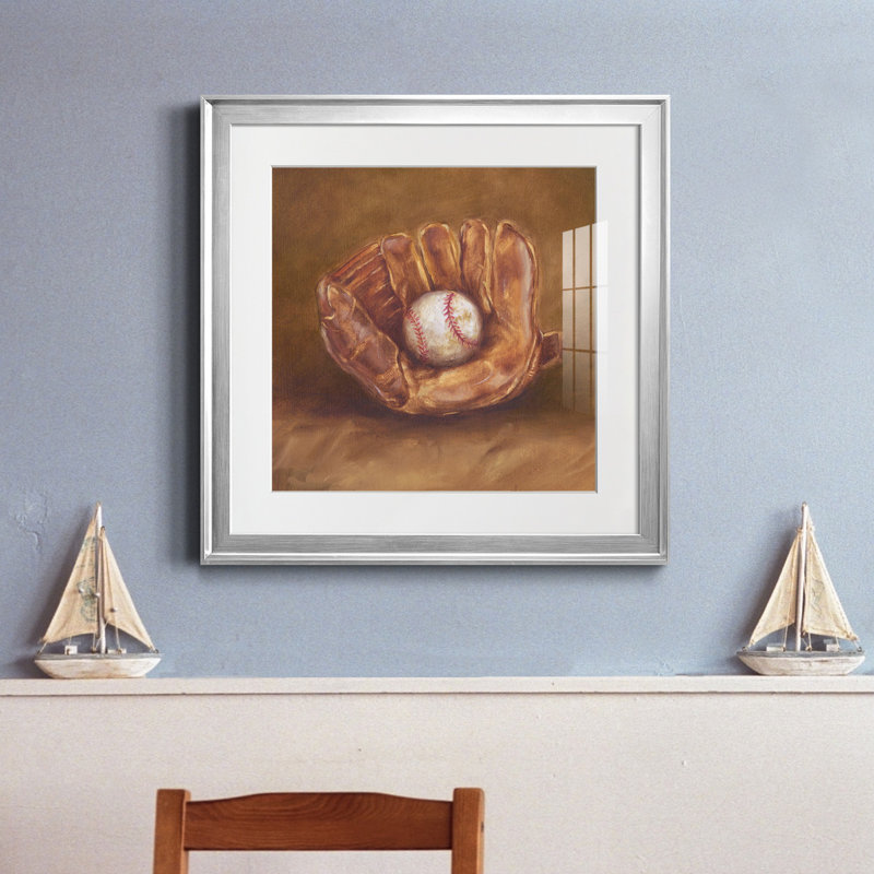 «Rustic Sports III», reproduction encadrée de qualité supérieure - prête à être accrochée, H 22,5 po x l 22,5 po x P 1,5 po