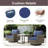 Hansencamp 5 - Person Outdoor Seating Group With Fire Pit With Swivel Glide Chair And Cushions-1219811151