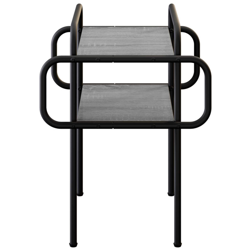 Coffee Table, 51cm H x 40cm W x 40cm D, Grey Sonoma, Grey Sonoma / Black