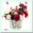 White Wedding Flower Girl Baskets 2 Pack