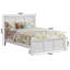 Lit plateforme en bois massif avec pied de lit assorti Marshallville-83257624-101369680