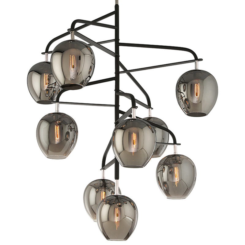 Lustre linéaire moderne Spoutnik 9 lumières Odyssey