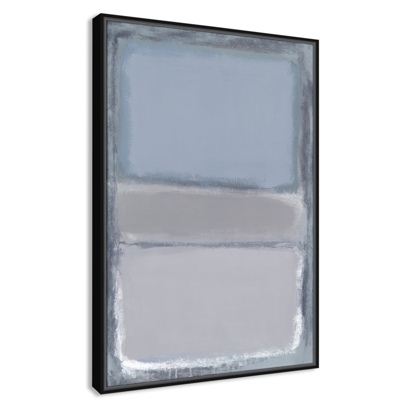 " Morning Dew 1 ", 37.5" H x 25.5" W x 2" D, Black Framed Canvas
