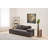 Stylish 3-Seat Sofa-Bed, Anthracite, 91.7 x 32.7 x 36.6 Inches | Durable Timber Frame, 100% Chenille Fabric | Easy Clean, Comfortable 12 cm Foam Seating, Perfect for Living Rooms & Guest Rooms-1071409526