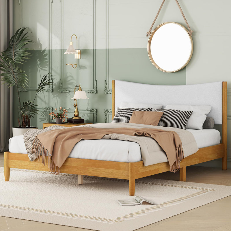 Queen Size Solid Wooden Bed Frame