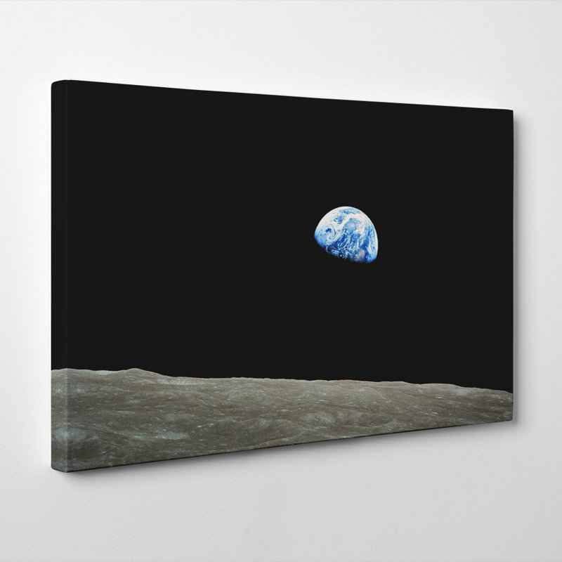 Earth from Space Photographic - Wrapped Canvas, 40cm H x 60cm W