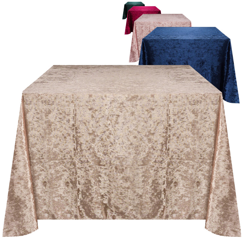 Élégante nappe carrée de 90 pouces, fabriquée avec un velours finement écrasé, une belle nappe carrée ivoire et blanche avec des coutures durables, une housse de table idéale pour les mariages, les fêtes, les anniversaires et les événements