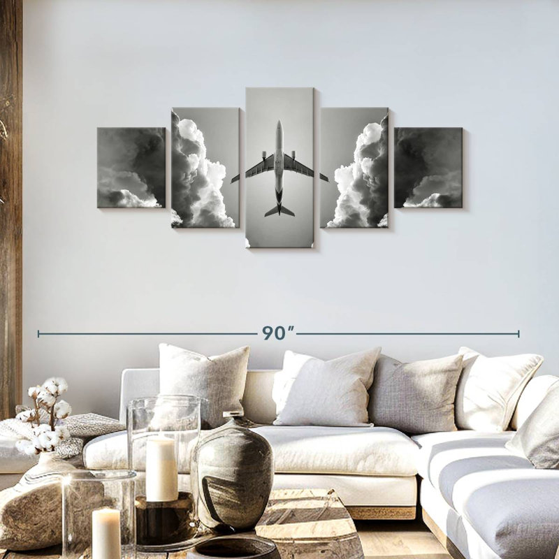 Plane, 30" H x 68" W