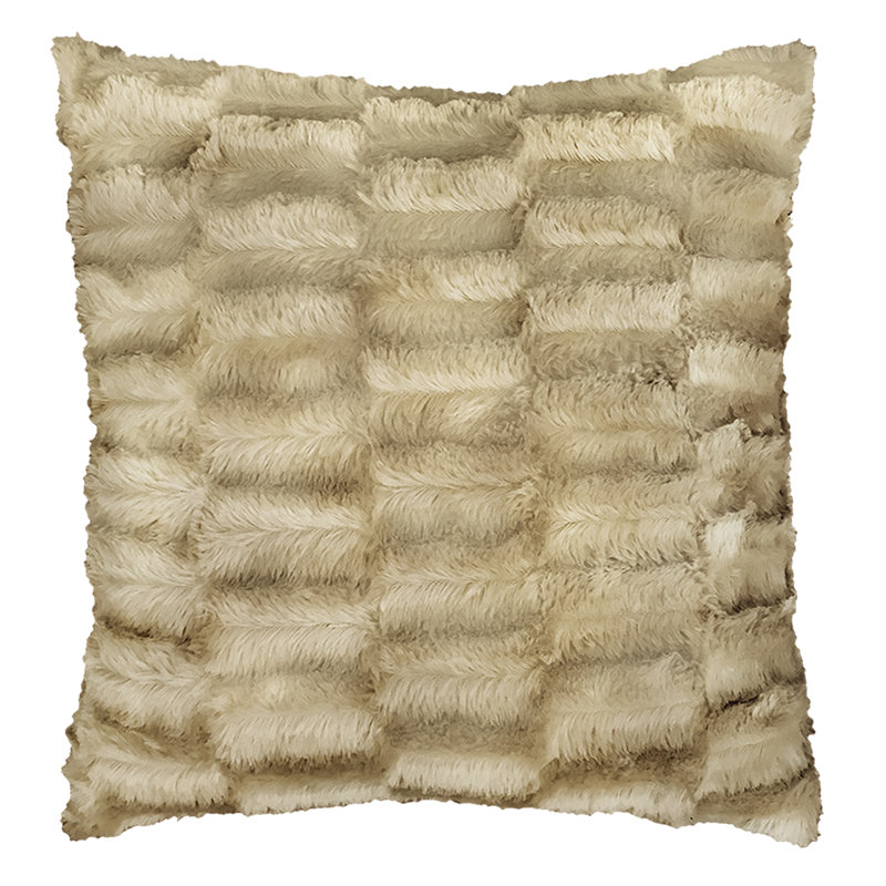 Monroe Reversible Throw Pillow, Linen