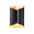 Dimmable Curl Up/Down Metal Flush Mounted Sconce