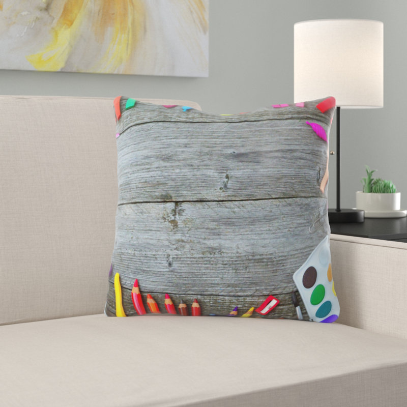 Coussin décoratif Anndale, Microsuède, Intérieur
