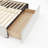 Martha Stewart Nyla Curved Nail Trim Headboard Platform Bed-Large Storage Drawer-125456158