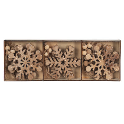 Ganz Holiday Snowflake Ornaments, 9 Piece Set