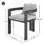 Chaise de patio d'extérieur en aluminium-1002282335