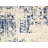 Abstract Handmade Tufted Beige/Blue Area Rug-19961840