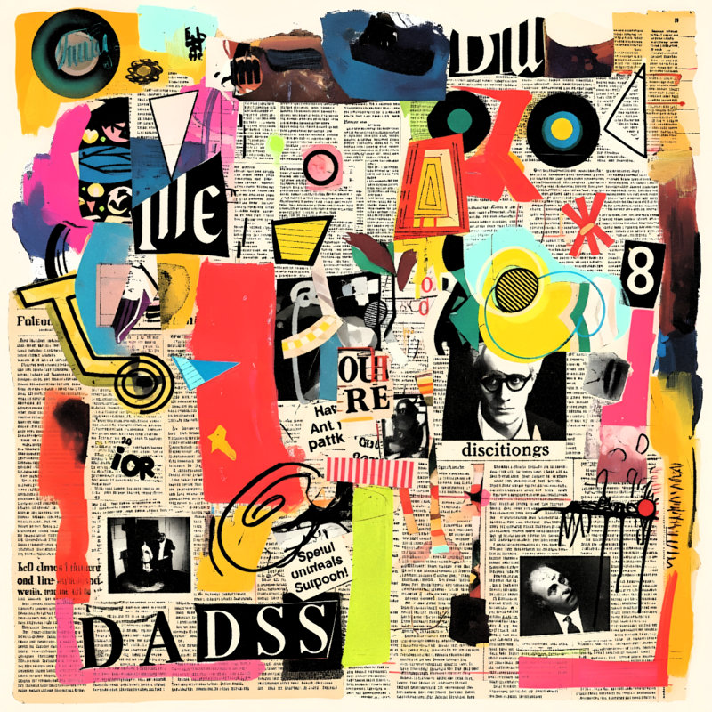 Dada Frequency, 48" H x 48" W