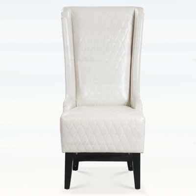High-Back Accent Chair,Comfy Wingback Design