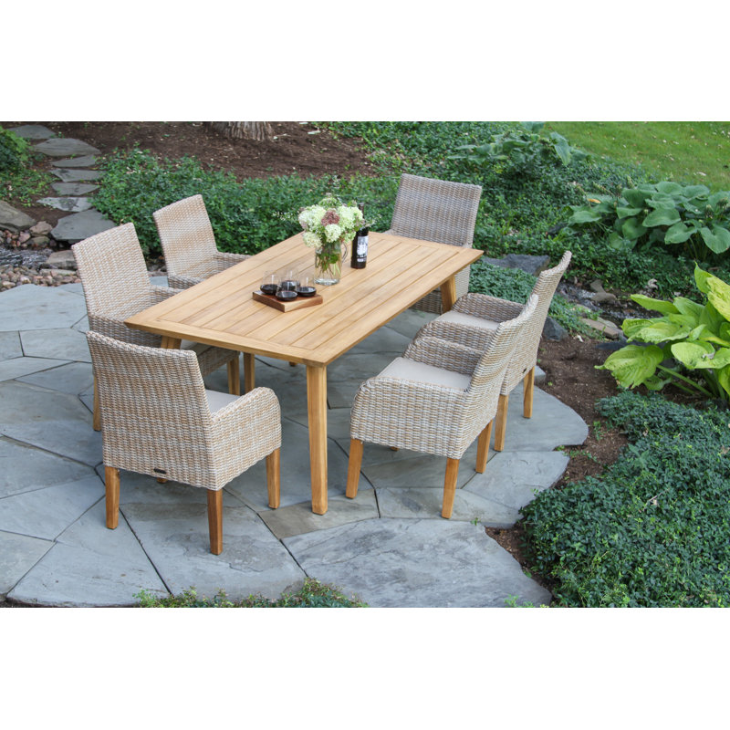 Chaise de patio avec coussin Akiva