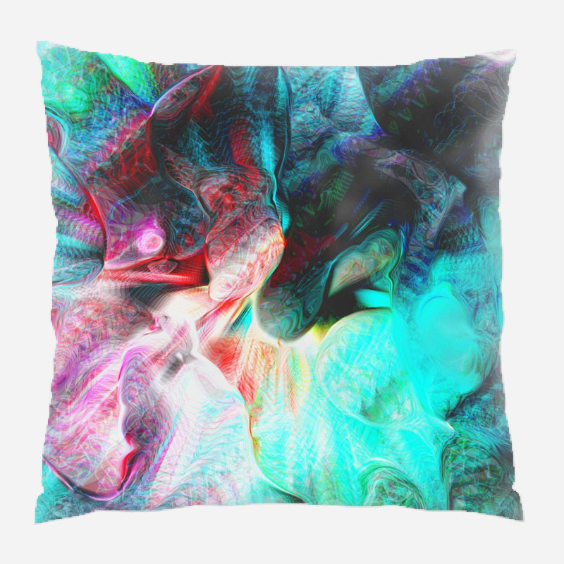Housse et insert de coussin carré Noga, Microsuède, Intérieur