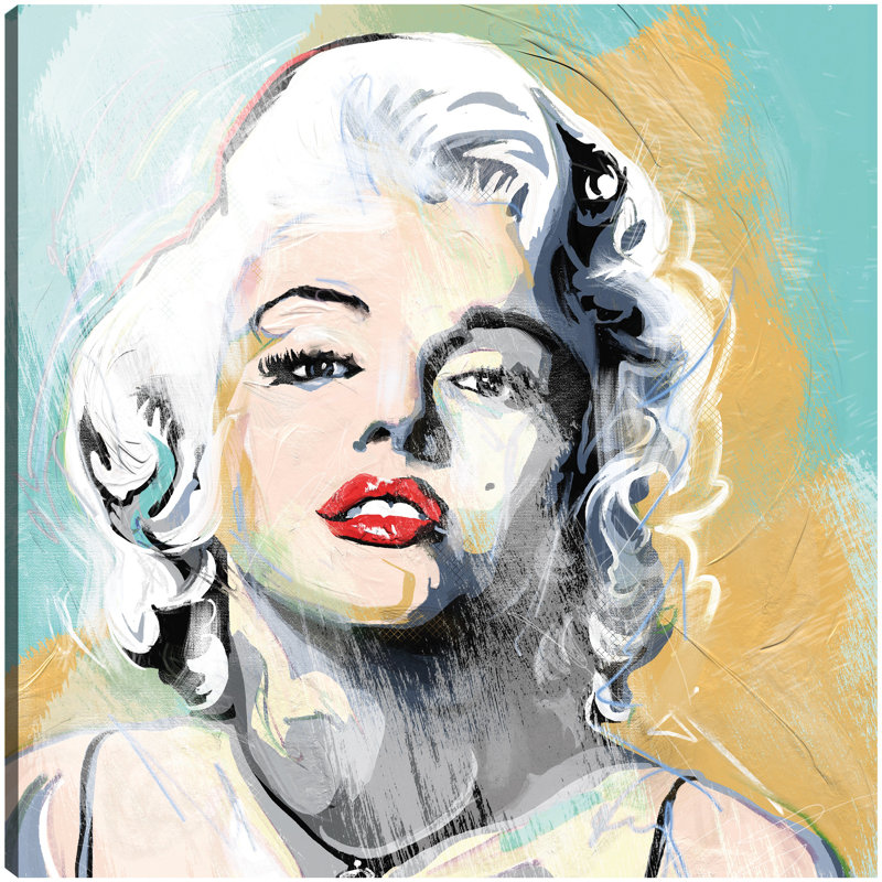 Marilyn Portrait I 20x20 Canvas Art Print