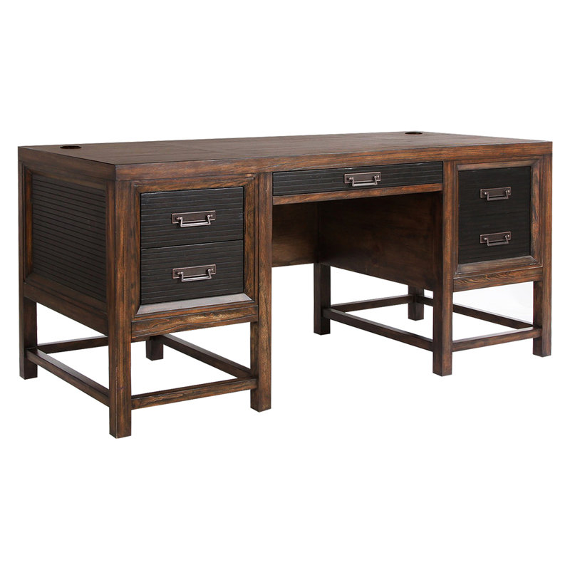 Solid Wood Executive Desk