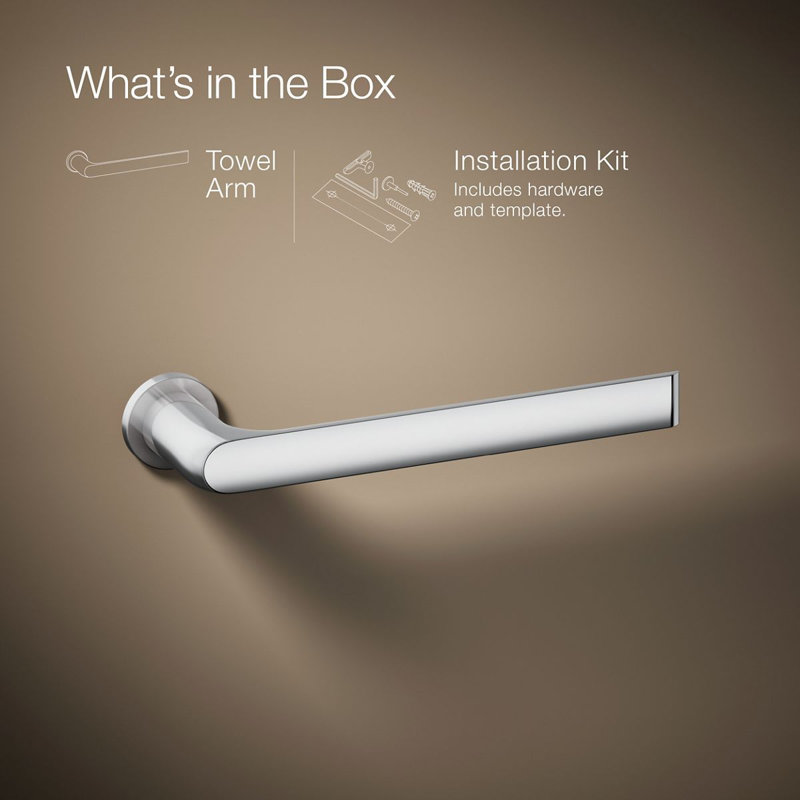 Avid Towel Arm, Polished Chrome