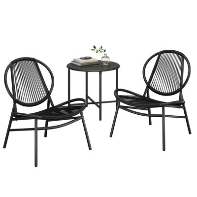 Garden Bistro Set,  Acapulco Chairs