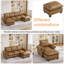 Fauteuil en similicuir avec repose-pieds l 44,5 po-1342293045-1356895049