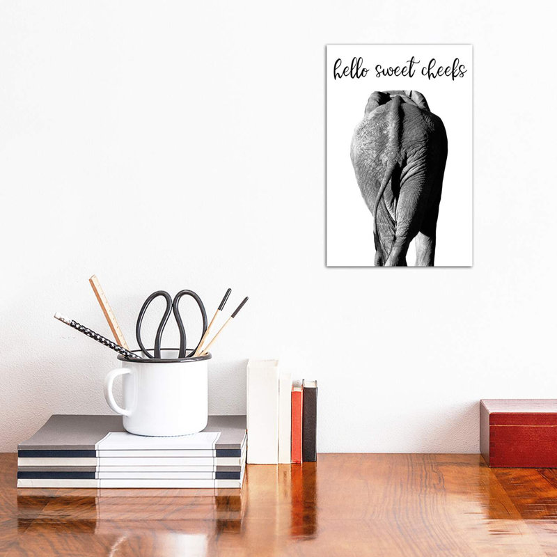 Elephant Bum by Danita Delimont - Wrapped Canvas Print, 30.48cm H x 20.32cm W x 1.91cm D