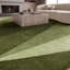 Arlo Hand Tufted Wool Geometric Area Rug in Green-942591204