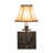 Rustic Lodge Candle Wall Light