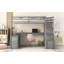 Lit mezzanine avec bureau, 7 tiroirs et 2 tablettes-734627767-734627764