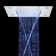 Rain Fixed Shower Head 2.5 GPM GPM with Self-Cleaning