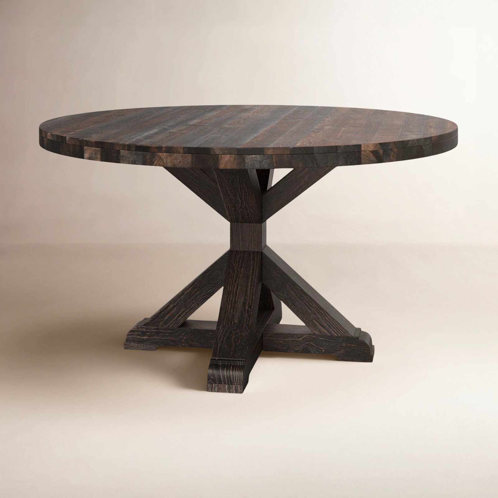 Bianca 54" Acacia Dining Table, Salvaged Gray