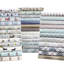 Ensemble de draps en flanelle 100% coton à motif de chevrons gris 4 pièces 4 taies d'oreiller plates douces et confortables