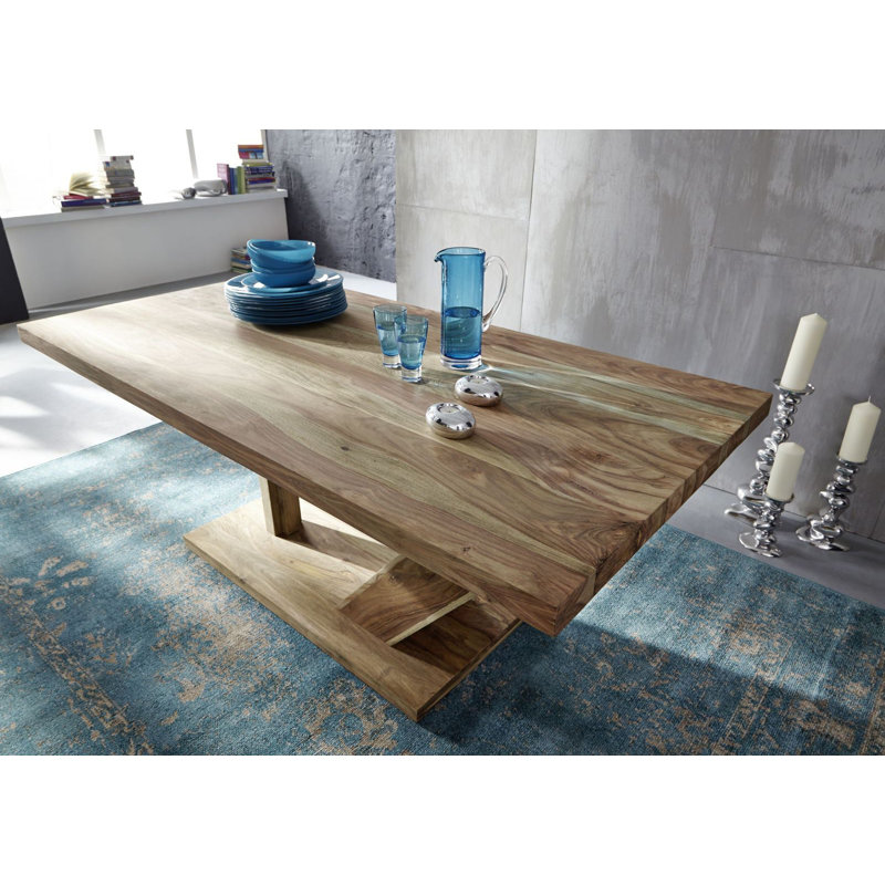 Buddha Solid Wood Dining Table, H76 x L180 x W90cm