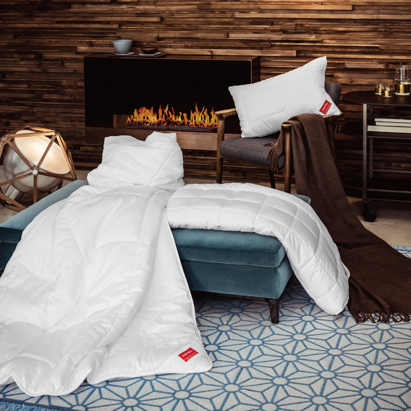 Édredon en duvet synthétique toutes saisons Tencel, Très grand