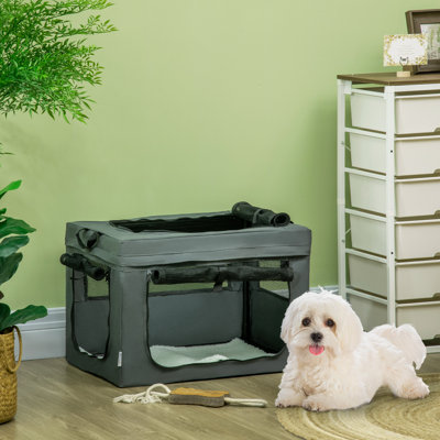 Collapsible Pet Carrier with 3 Doors