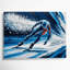 Art mural sur toile gris Sports Speed Skating-2093183465