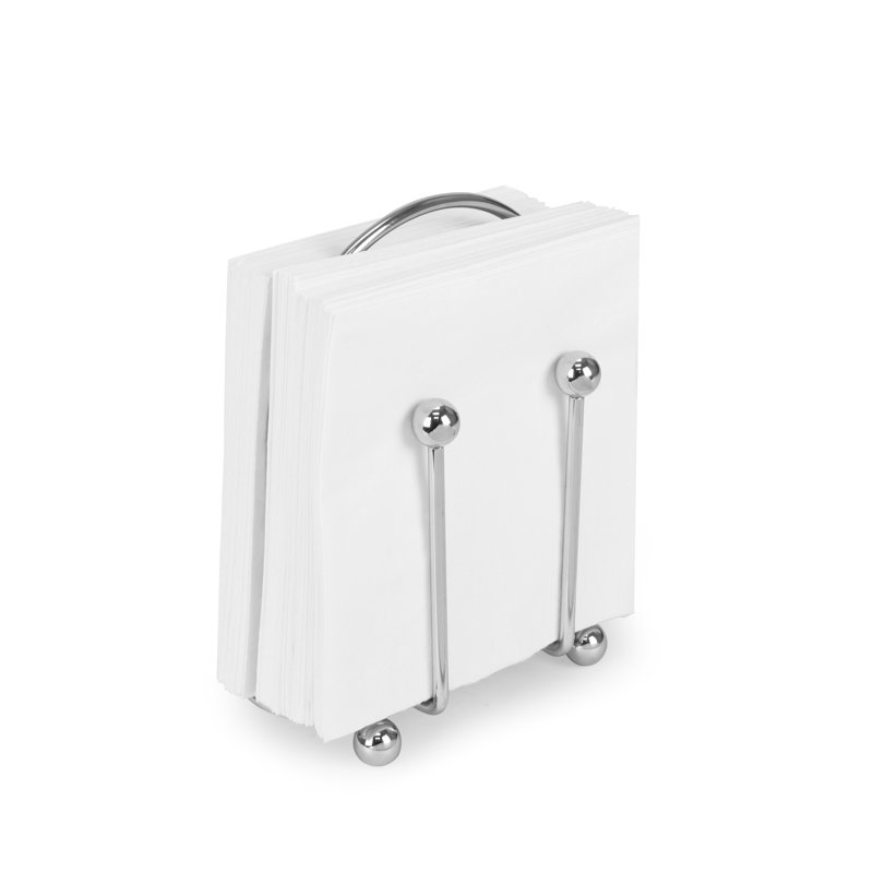PantryWorks Stainless Steel Napkin Holder, Chrome