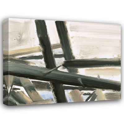«Latitude Run® Wiens, James», art sur toile tendue: Neutral Abstract