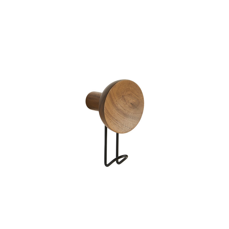 Around Wall Hanger (Large), Black/Walnut