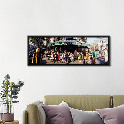 " Sidewalk Café Scene, Les Deux Magots, Saint-Germain-des-Pres, Paris, France " by Panoramic Images