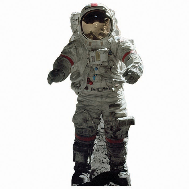 Accroche en carton astronaute