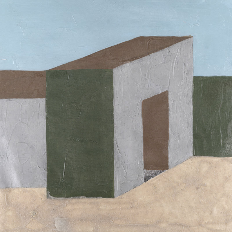Tatieana Textured Facades IV by Michael Willett - Wrapped Canvas Print, 30 cm H x 30 cm W